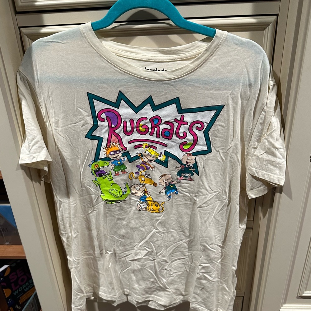 Nickelodeon RUGRATS short sleeve white T-shirt large